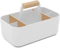 Lalo The Caddy - Versatile Multi-Purpose Storage Solution with Removable Dividers | BPA-Free, Coconut Color