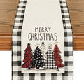 Buffalo Plaid Xmas Table Runner 13x72 Inch Multi Color Holiday Home Decor