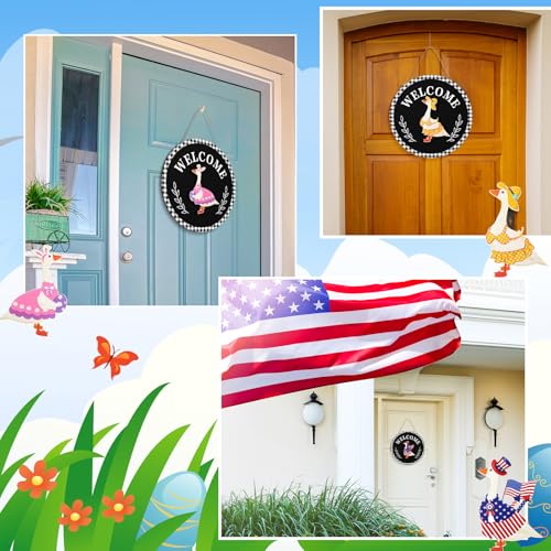 Black Interchangeable Halloween Welcome Sign - 12 Inch Front Door Decor