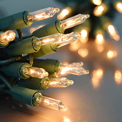 FUNPENY Warm White Christmas String Lights 2 Pack 300 Count 60ft Indoor Outdoor