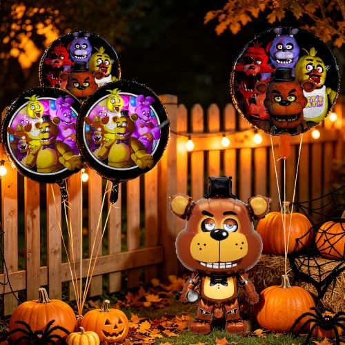 Foil Balloon Party Decorations 5pcs Halloween Birthday Celebration Supplies
