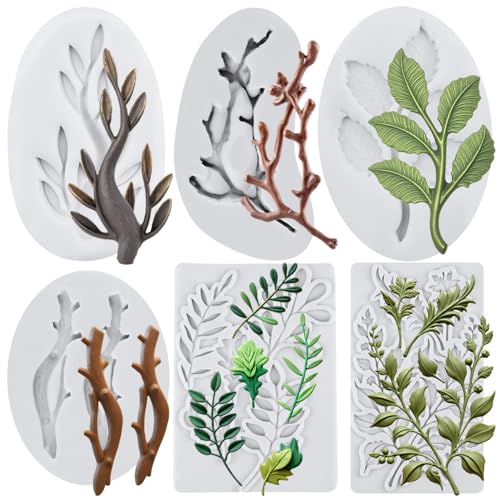 Tree Branch Silicone Mold Set - Food-Grade Cake & Craft Decoration, Style D