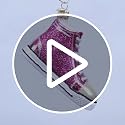 Handcrafted Glass Sneaker Christmas Ornament - Holiday Collectible Gift