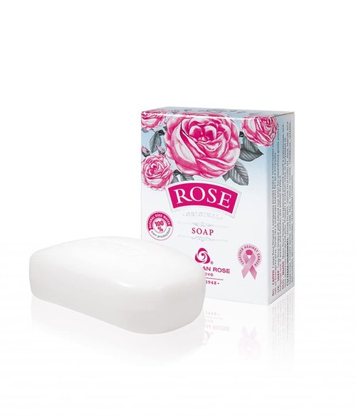 Bulgarian Rose Moisturizing Daily Regimen 5 Piece Gift Set - Day Cream, Night Cream, Exfoliating Face Mask, Bar Soap, Soapsponge
