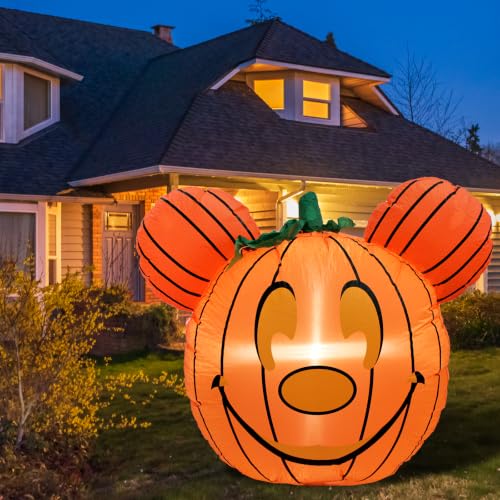 Gumwaqu Halloween Inflatable Pumpkin Yard Decoration - Mouse Theme, 39.5 Inch, Gift Box Included