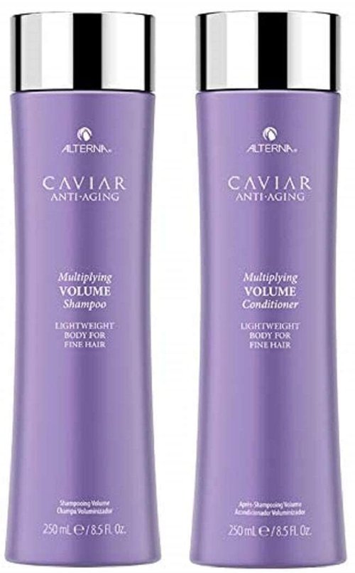 Alterna Caviar Anti-Aging Volume Shampoo & Conditioner Set - 8.5 oz (2-Pack) for Lush, Thick Hair
