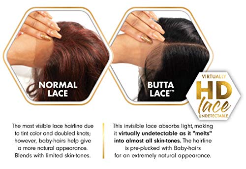 Sensationnel Butta Lace Wigs - Unit 13 Extra Wide 5 Inch Deep Parting Synthetic Preplucked Hairline Glueless Lacefront (BALAYAGEGOLD)