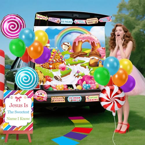 Halloween Religious Candy Car Decorations Kit - Trunk & Treat Setup