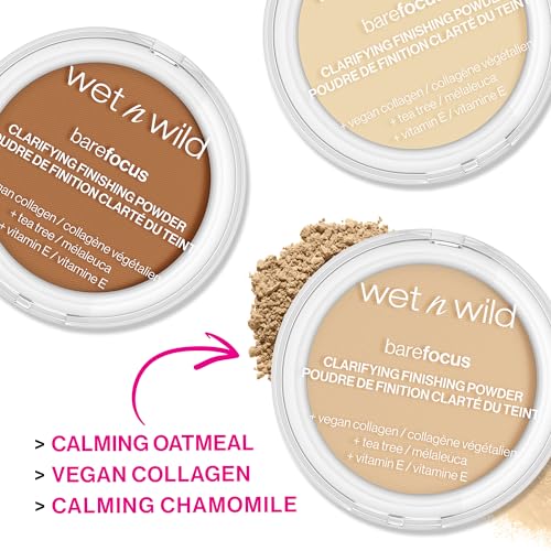 Wet n Wild Bare Focus Clarifying Finishing Powder Translucent 1oz - Matte Makeup