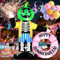 6FT Watermelon Zombie Inflatable Halloween Decor with LED Lights for Outdoor & Indoor Parties