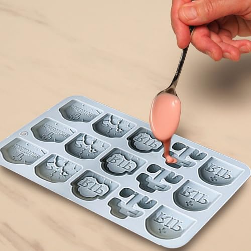 Halloween Tombstone Silicone Mold for Candy, Chocolate & Desserts