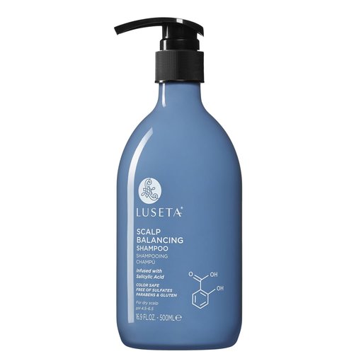 Luseta Scalp-Balancing Shampoo - Anti-Dandruff Formula with Salicylic Acid | pH-Balanced, 16.9 Fl Oz