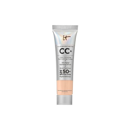 IT Cosmetics CC+ Cream - Full Coverage Foundation With SPF 50+ & Anti-Aging Serum | Lightweight Hydration, 24H Wear