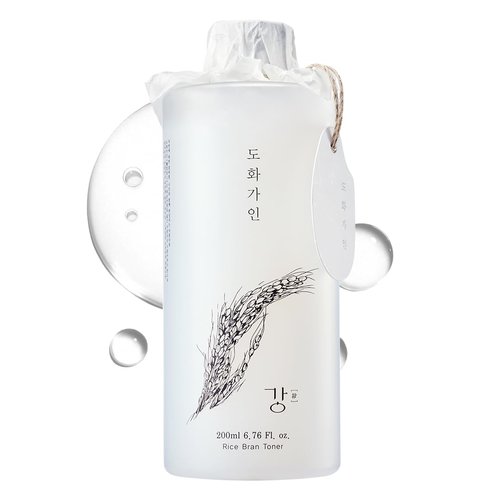 House of Dohwa Gentle Rice Bran Toner Korean for Face (Tone, Rejuvenate & Moisturize) - Hydrating Vegan with Hyaluronic Acid - Rice Bran Extract (6.76 Fl oz)