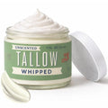 Lady May Tallow Whipped Tallow 9oz - All Natural Face Cream + Whole Body Moisturizer for Dry Skin - No Preservatives, Parabens or Seed Oils - 100% Pure, No Added Fragrance - USA Made (Unscented)