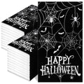 Halloween Spider Napkins 200 pcs - Disposable Paper Dinner & Guest Towels