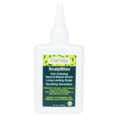 Canviiy ScalpBliss Itch-Calming Serum - Long-Lasting Moisturizer for Dry, Itchy Scalp | Aloe Vera & Manuka Honey Infused