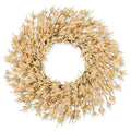 26 Inch Realistic Fall Wreath for Front Door - Wheat Variation