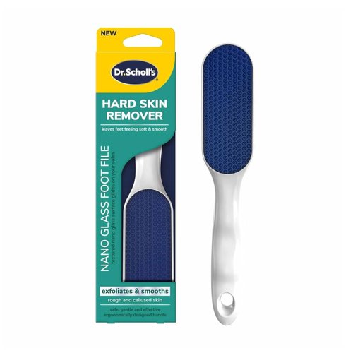 Dr. Scholl's Nano Glass Foot File - Durable Callus Remover & Pedicure Tool for Soft, Smooth Feet