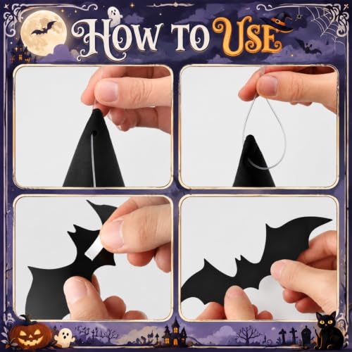 Halloween Classroom Decorations Ghost Garland Set - 23 Pcs Spooky Decor