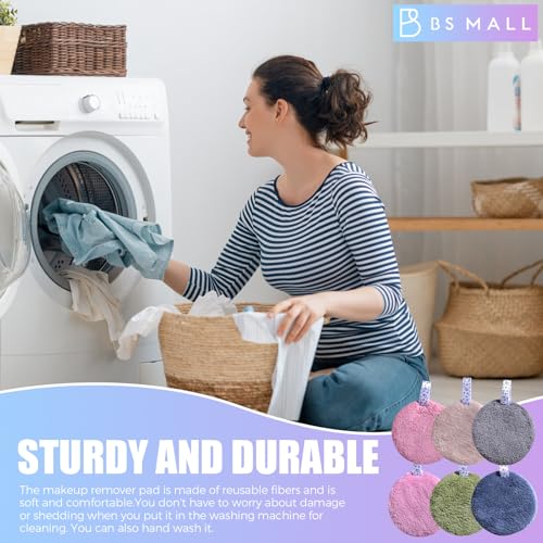 Reusable Makeup Remover Pads with Storage Box - Gentle Facial & Eye Cleansing Wipes Set