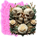 Halloween Skull Silicone Mold for Cake Decoration and Candy Making