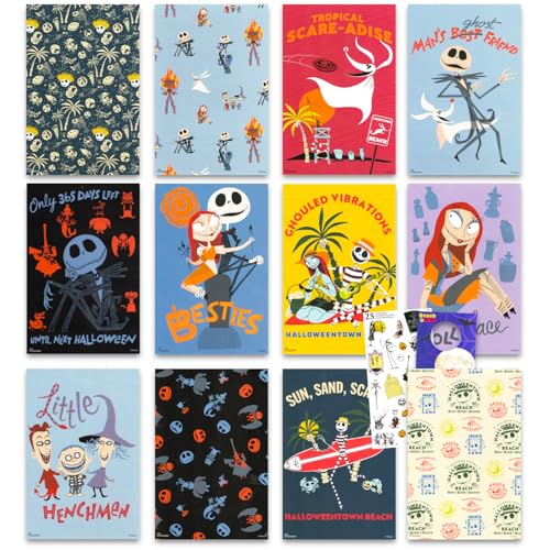 Mini Jack Skellington Posters Bundle - Nightmare Before Christmas Wall Decor for Kids & Fans