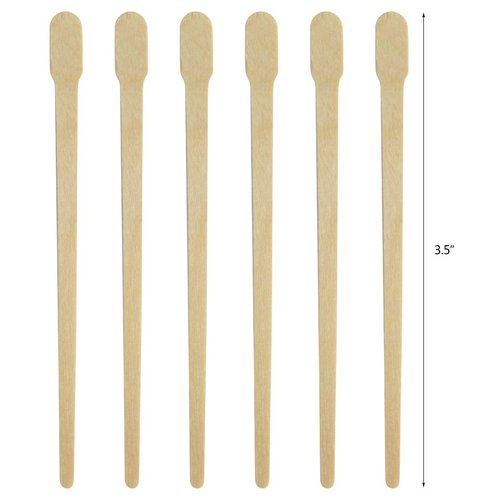 1000pcs Wax Wood Sticks, Waxing Applicators for Hair, Body, Eyebrow and Nose Removal