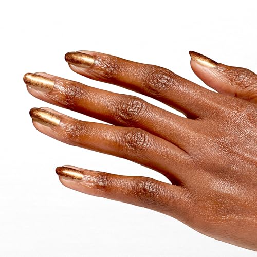 OPI Nail Lacquer - Millennium Mocha Opaque Dark Brown Metallic - Long Wear