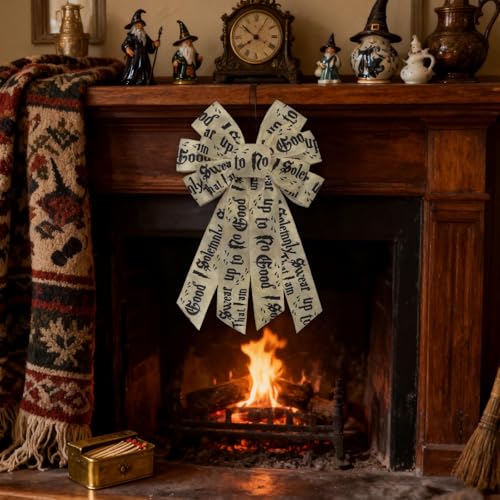 Witchcraft Gift Wrap Ribbons 2.5 Inch x 10 Yards Burlap Party Decor