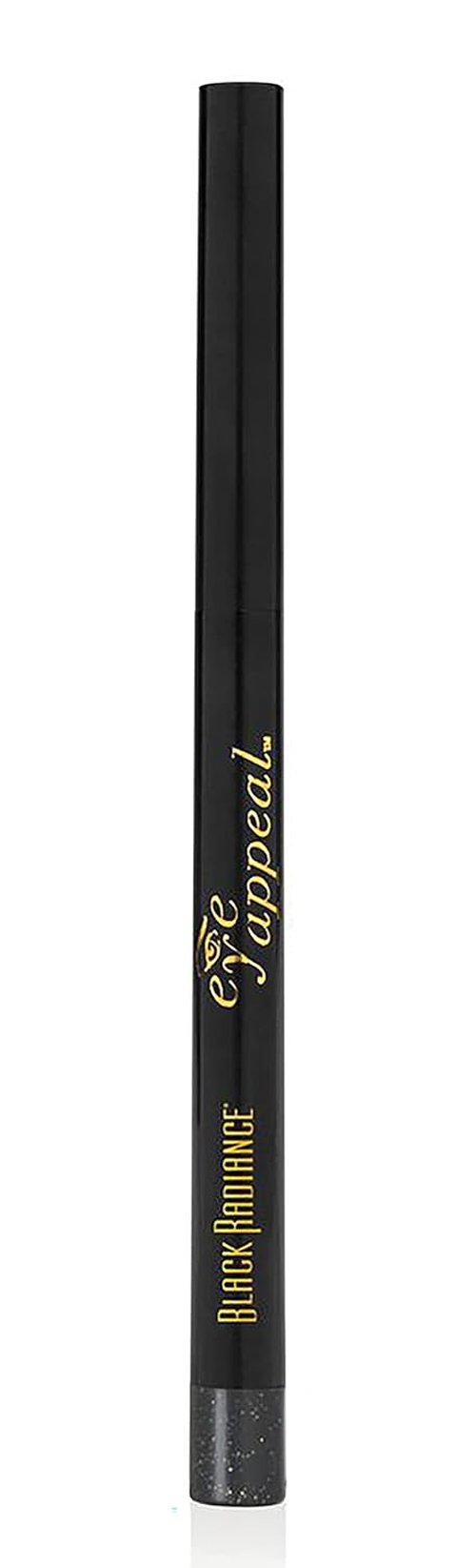 Black Radiance Retractable Eyeliner Pencil - Long-Lasting, Smudge-Proof | Sparkling Black