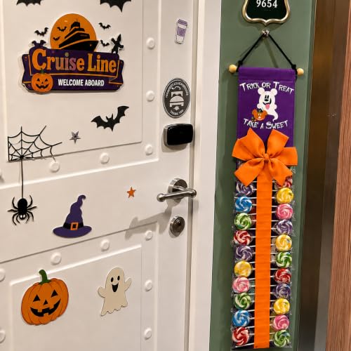 Halloween Fish Extender Lollipop Holder for Cruise Door - Purple