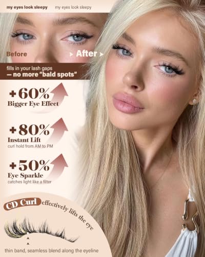 Wispy Fluffy Eyelash Clusters 8-14mm Spider Lash Pack of 160 - Natural Look