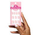 Olive & June Press-On Nails - Classic Super Stick | No Glue Needed | 32 Tabs in 16 Sizes | Non-Toxic, 7-Day Wear | Spring Flowers & Gelato Pink