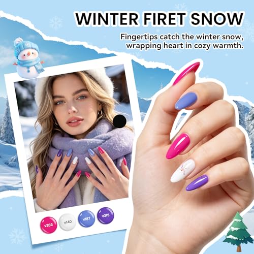 VANREESA 72 Bright Rainbow Tones Gel Nail Polish Set - 20 Summer Colors & Top Coats