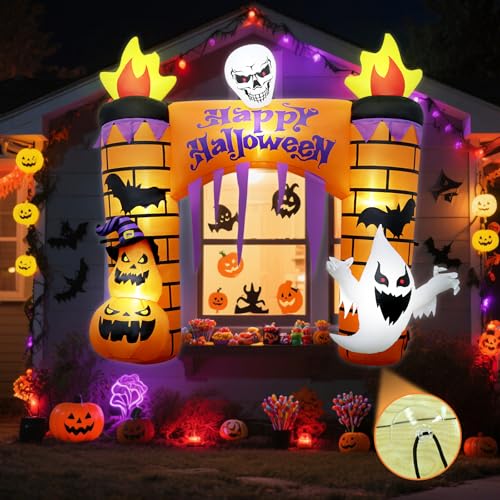 5.2FT Halloween Inflatable Archway for Trunk or Treat Car Decorations - Spooky Yard & Entrance Decor