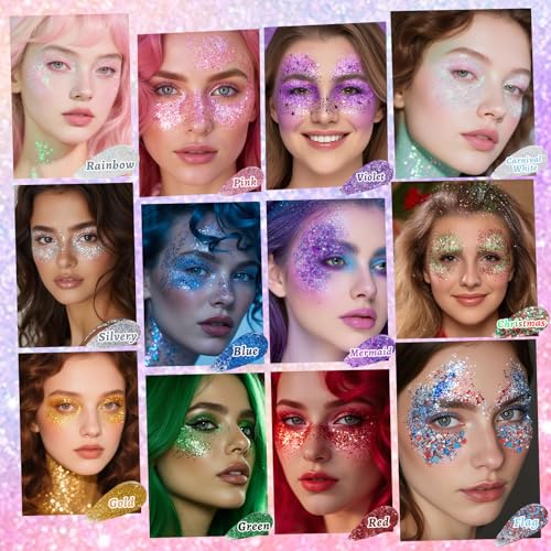 Mermaid Face and Body Glitter Stick - Fairy Sparkling Makeup, Variation: Mermaid