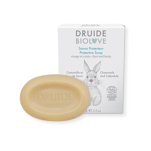 BioLove Baby Soap Bar - Ultra-Gentle Vegan Care for Sensitive Skin | Calming Lavender & Chamomile - 100g (3.5 oz)