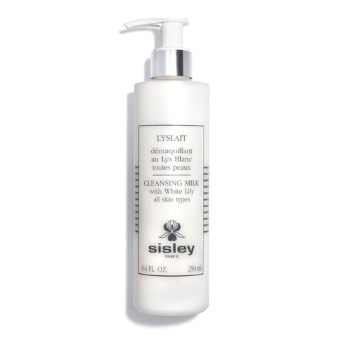 Sisley Paris Lyslait Gentle Cleanser & Makeup Remover - 250 mL with White Lily Extract for All Skin Types