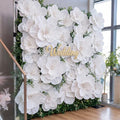 White 96 Pcs Giant Paper Flowers Set - Large Crepe Flower Decor