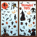 Halloween Window Clings - 9 Sheets Spooky & Cute Decor for Glass Surfaces