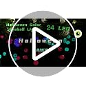Solar Halloween Eyeball Lights - Waterproof Outdoor 12 LED Swirling Green Pathway Decor - 2 Pack