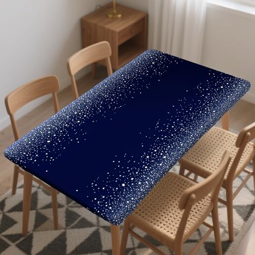 Fitted Waterproof Outdoor Tablecloth for 6 Foot Rectangular Tables - Galaxy Variation of THIS listing