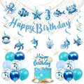 Ocean Theme Birthday Decorations Set for Kids and Adults - Beach Party Supplies