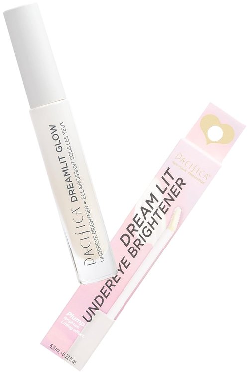 Pacifica DreamLit Glow Undereye Brightener - Illuminating Cream for Dark Circles & Puffiness, Vegan Collagen, Hydrating