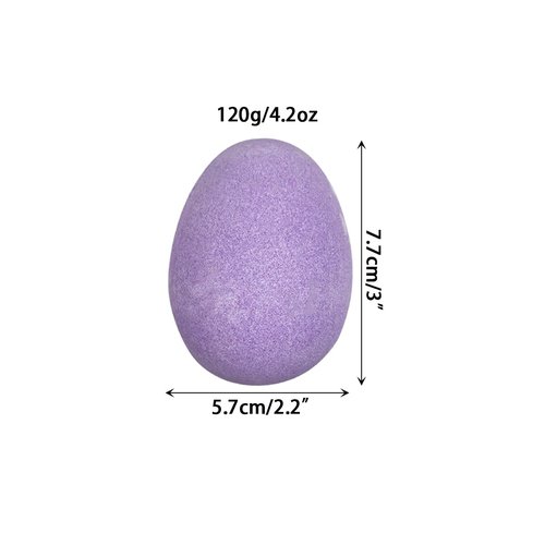 Jofan 6 Pack Easter Bubble Bath Bombs with Easter Squishy Toys Inside for Kids Girls Boys Easter Basket Stuffers Gifts