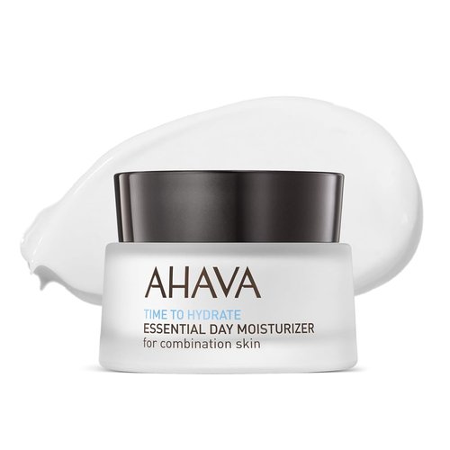 AHAVA Essential Day Moisturizer - Hydrating Anti-Aging Facial & Neck Cream with Aloe Vera & Vitamin E