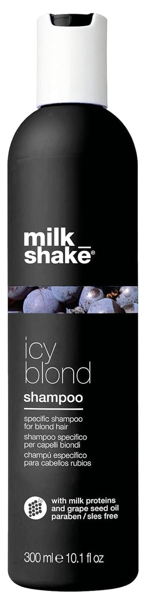 Milk_Shake Icy Blond Shampoo - Award-Winning Formula to Cool Brassy Tones | Perfect for Platinum Blonde Hair