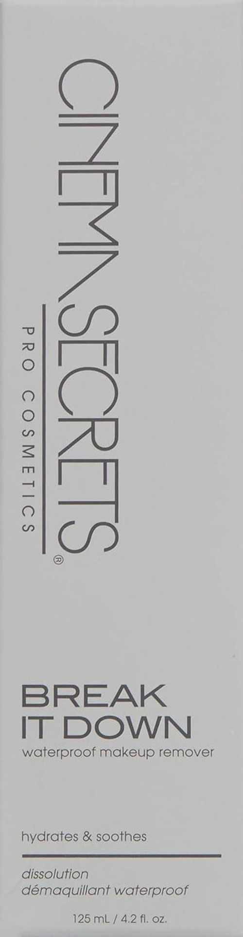 CINEMA SECRETS Break It Down Makeup Remover - Dual-Phase Hydrating Cleanser for Long-Wear Makeup