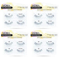 4 Pack Natural Look False Eyelashes 53 - Comfortable, Reusable Strip Lashes for Glamorous Eyes